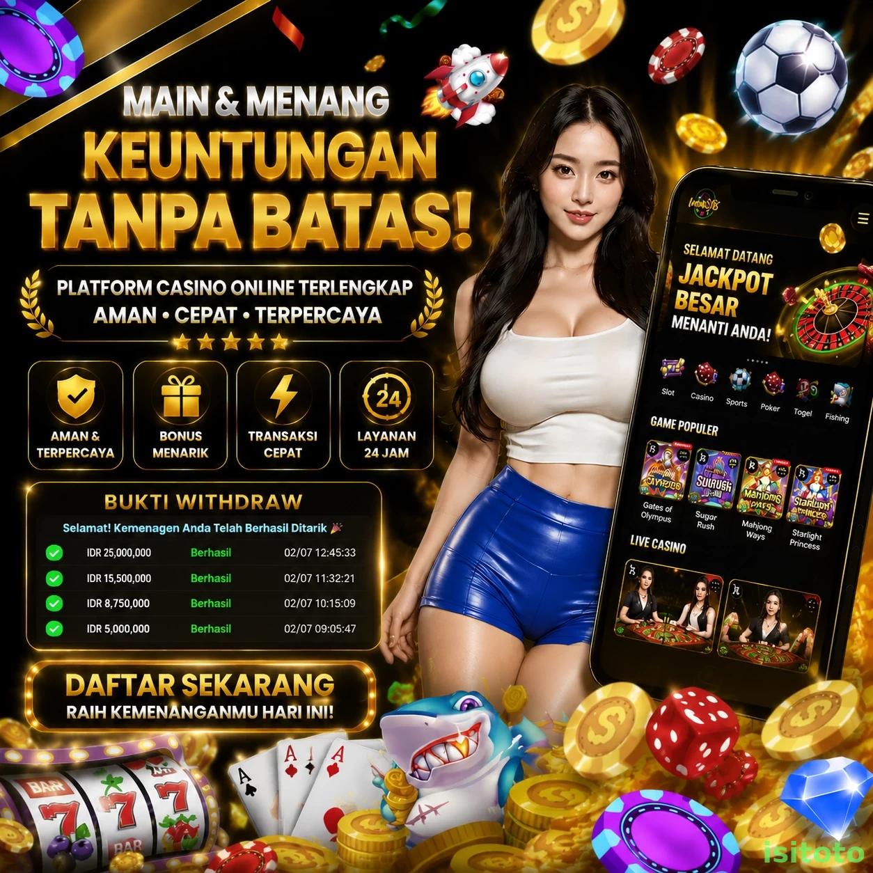Cara Mendaftar dan Verifikasi Akun di isitoto